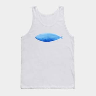 Blue fish Tank Top